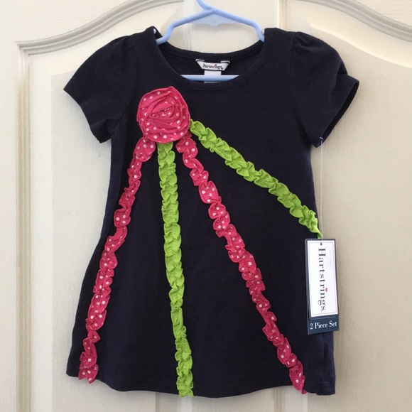 Hartstrings Other - FINAL MARKDOWN Girls NWT Hartstrings Ruffled Tunic (2T)